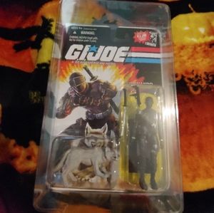 BNIB G.I.Joe Snake Eyes with Timber Wolf
